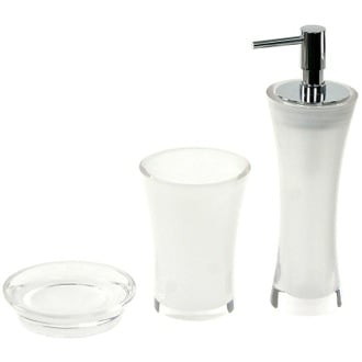 Bathroom Accessory Set, 3 Pieces, In Multiple Finishes Gedy AU200